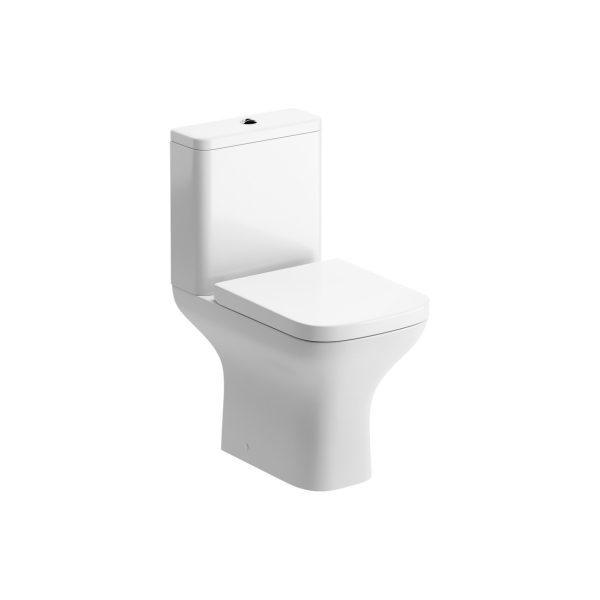 Brison Tekapo Close Coupled Open Back Short Projection WC Toilet Complete