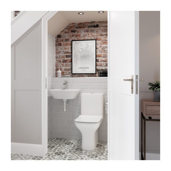 Brison Tekapo One Tap Hole Cloakroom Basin and Bottle Trap