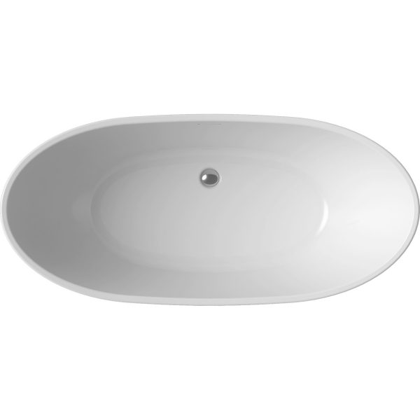 Brison Buttermere Double End White Freestanding Bath - Image 3