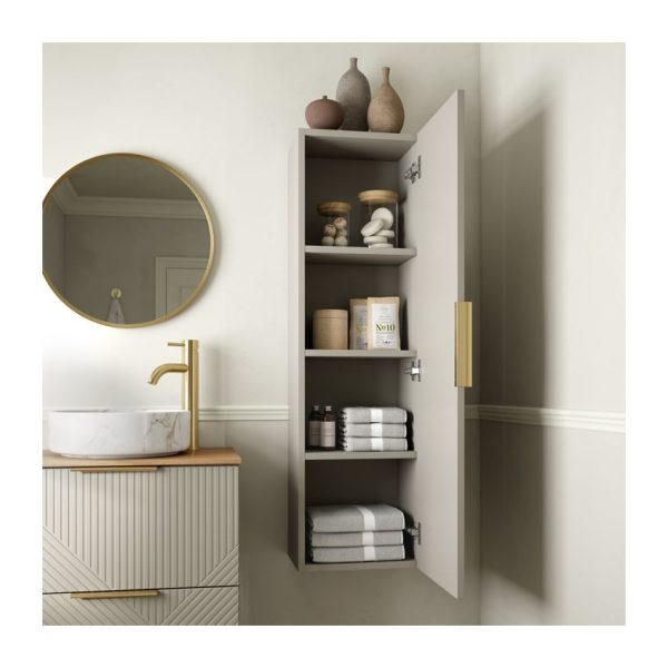 Brison Fosini 350mm Wall Hung 1 Door Tall Unit - Image 2