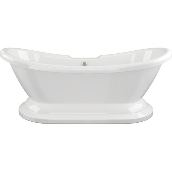 Brison Grasmere Classic Freestanding 2 Taphole Bath with Base
