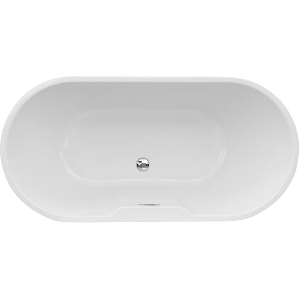 Brison Greendale Double End Black Freestanding Bath - Image 3