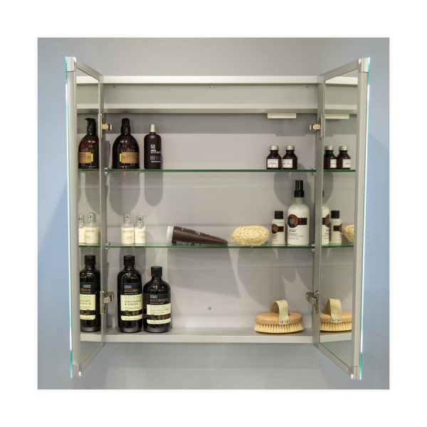 Brison Novo Two Door Mirror Cabinet - Image 4
