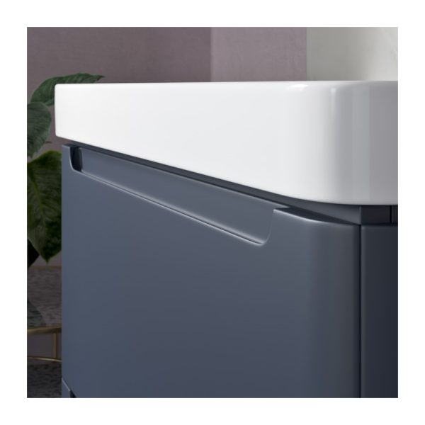 Brison Ravi 600mm 2 Drawer Wall Hung Basin Unit - Image 2