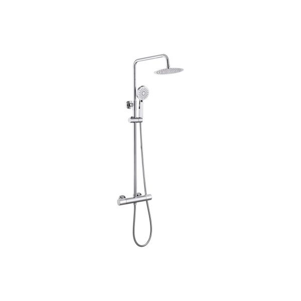 Brison Tursdale Cool-Touch Thermostatic Bar Mixer with Overhead Shower