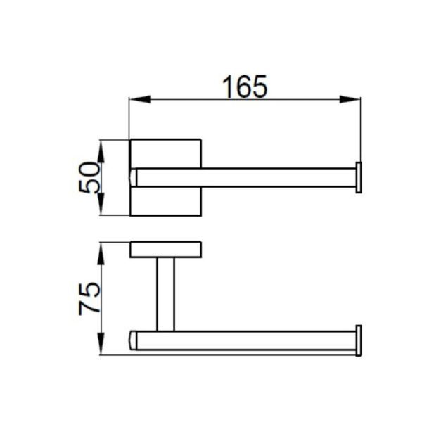 Brison Arzu Toilet Roll Holder - Image 2