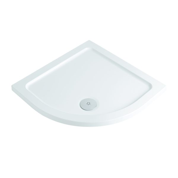 Brison Quadrant 45mm Low Profile White Shower Tray