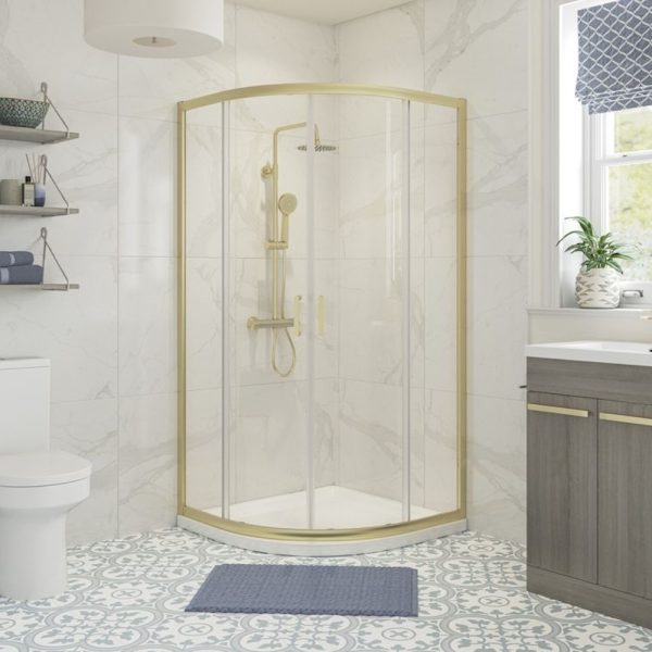 Brison Essence 2 Door Quadrant Enclosure from 800mm to 900mm - Image 2