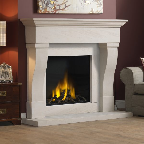 Penman Tavira 57" Mantel in Iberian Limestone - Image 2