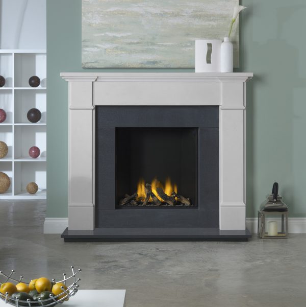 Penman Velletri 57" Mantel in Agean Limestone