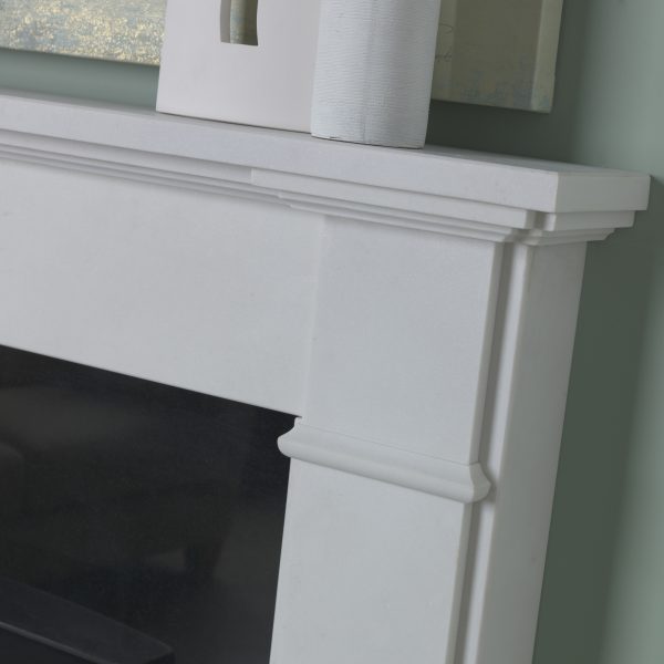 Penman Velletri 57" Mantel in Agean Limestone - Image 2