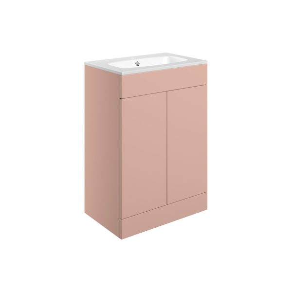 Brison Signa 610mm Floor Standing 2 Door Basin Unit & Basin