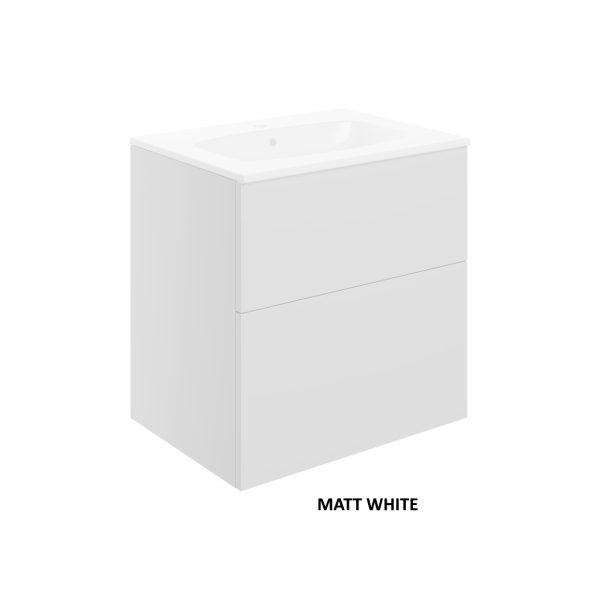 Brison Signa 610mm Wall Hung 2 Drawer Unit & Basin - Image 6
