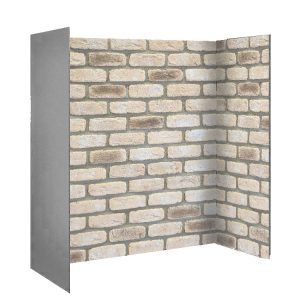 Brison Fireplace Sandstone Rustic Brick 3 Piece Inglenook Chamber