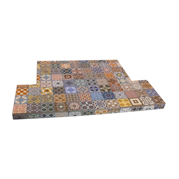 Brison Tiled Tapestry Chamber Hearth