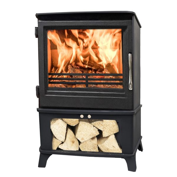 Leaf Willow Elegance Multifuel / Woodburning 5kw Traditional Stove - Image 4