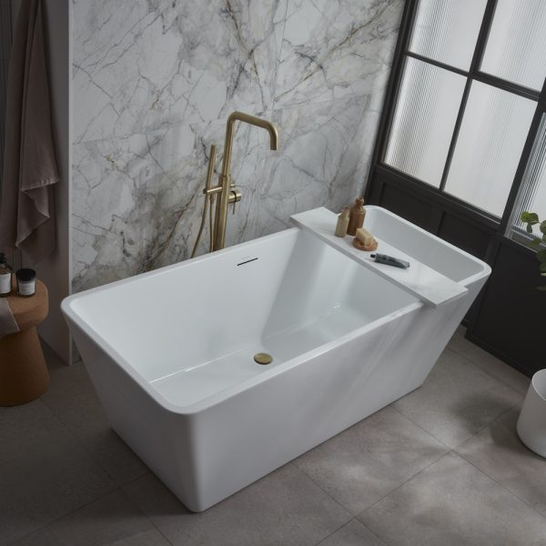 Roper Rhodes Accent Square Double End Freestanding Bathtub - Image 2