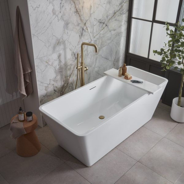 Roper Rhodes Accent Square Double End Freestanding Bathtub - Image 5