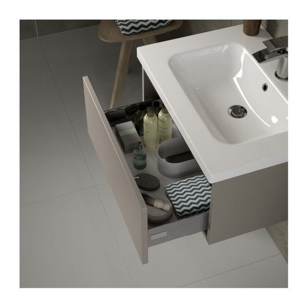 Brison Ambra Wall Hung 615mm 1 Drawer Unit with Basin