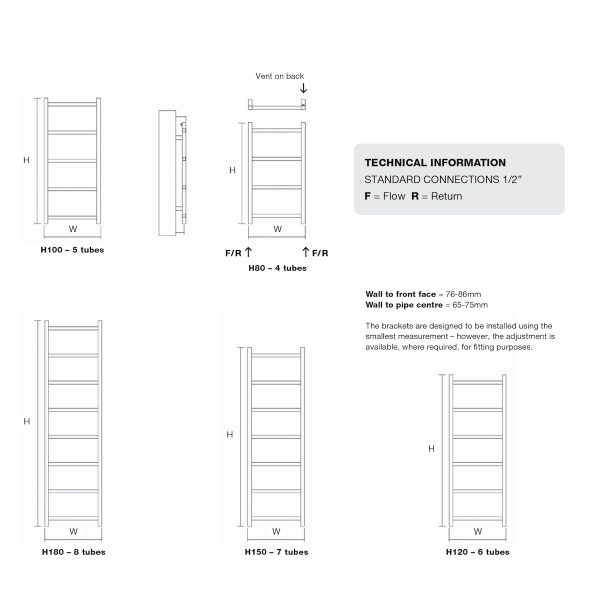 DQ Liana Towel Warmer Radiator - Image 3