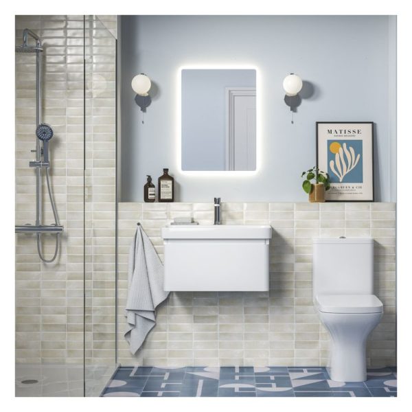 Brison Motril 805mm Wall Hung 1 Drawer Basin Unit