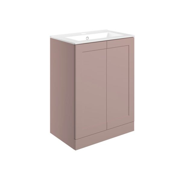 Brison Ripley 615mm Floor Standing 2 Drawer Unit & Basin