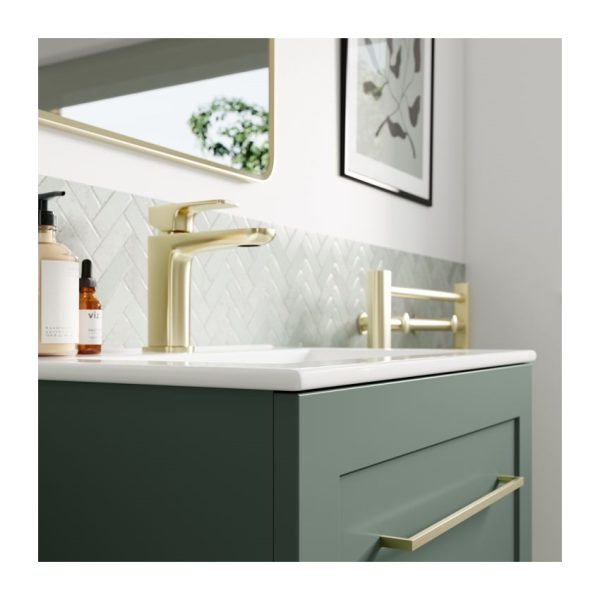 Brison Ripley 615mm Wall Hung 2 Drawer Unit & Basin - Image 2