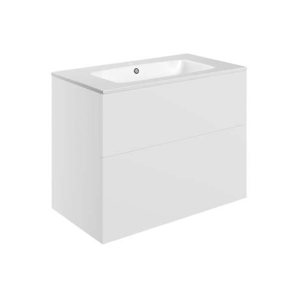 Brison Signa 815mm Wall Hung 2 Drawer Unit & Basin - Image 7