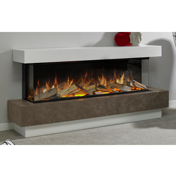 Aura Clifton 1000 FS Landscape Electric Fire Suite - Image 2