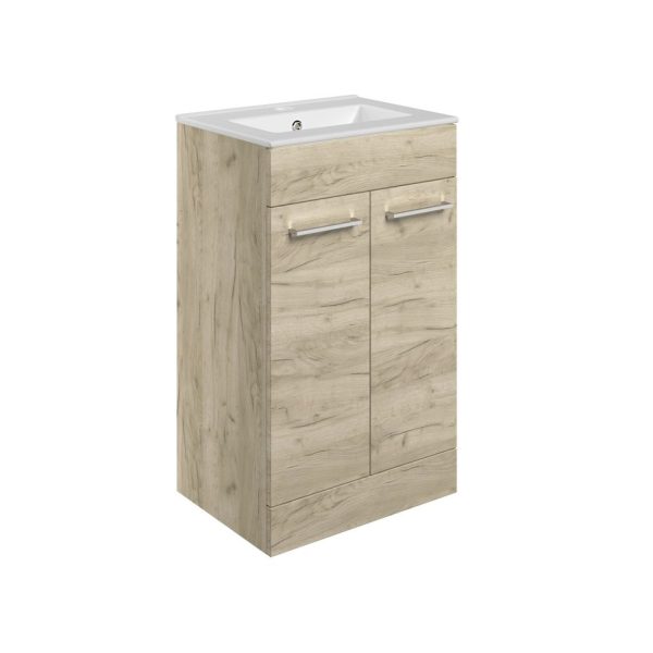 Brison Vorno Floor Standing 2 Door 510mm Vanity Unit with Basin