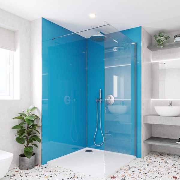 Wetwall Bathroom Wall Panelling Alloy Collection - Aqua