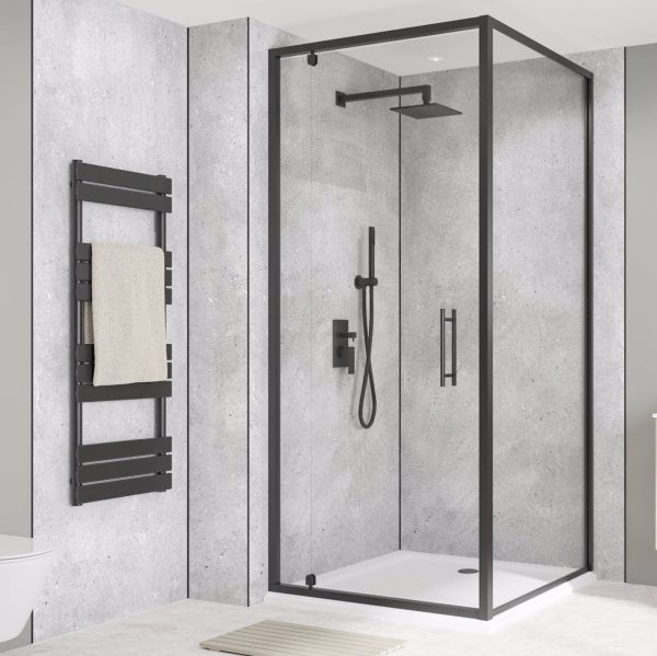 Wetwall Bathroom Wall Panelling Alloy Collection - Fossil Stone