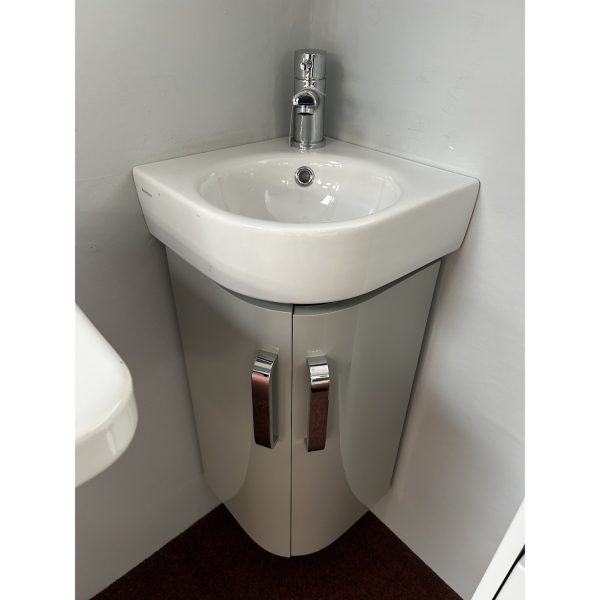 Geberit Selnova Corner Vanity Unit And Ceramic Basin *TO CLEAR*
