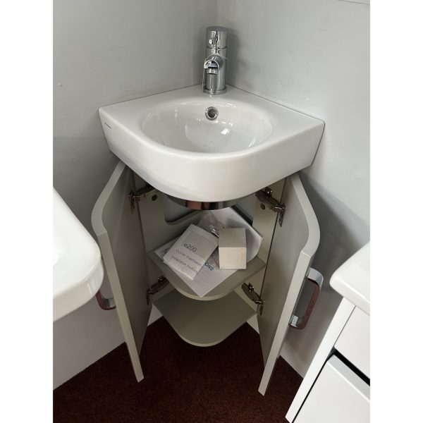 Geberit Selnova Corner Vanity Unit And Ceramic Basin *TO CLEAR* - Image 2