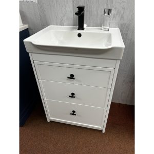 Roper Rhodes Concierge Floorstanding Vanity Unit with basin In Matt White *TO CLEAR*