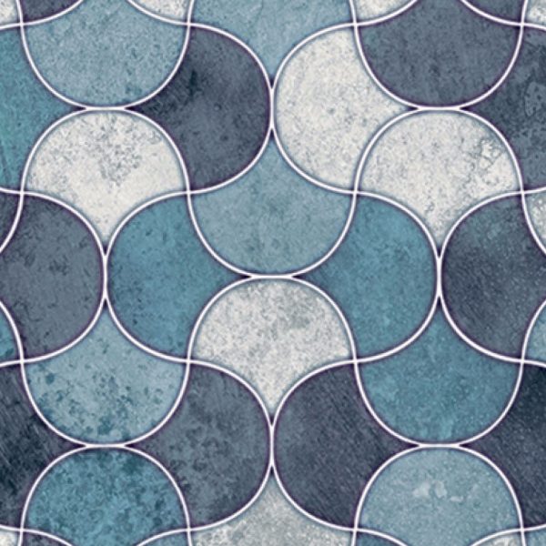 Wetwall Bathroom Wall Panelling Alloy Collection - Blue Scallop - Image 2