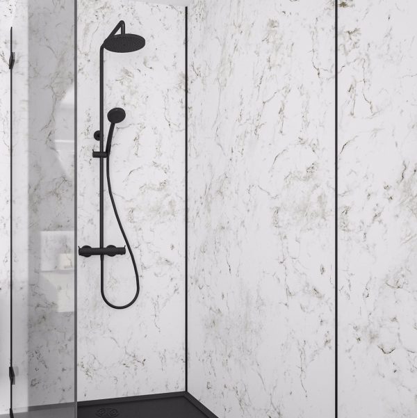 Wetwall Bathroom Wall Panelling Alloy Collection - Roman Marble