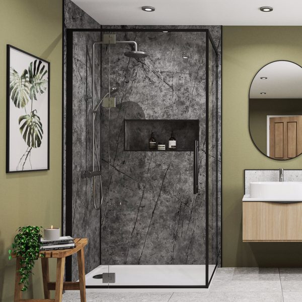 Wetwall Bathroom Wall Panelling Alloy Collection - Tempesta