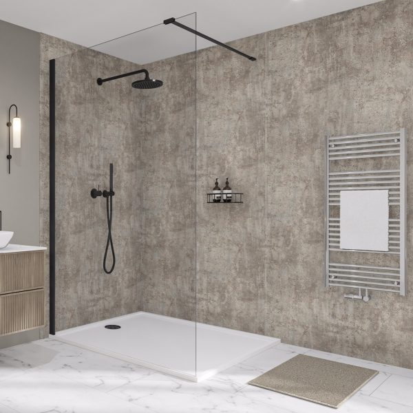 Wetwall Bathroom Wall Panelling Elite Collection - Modern Concrete
