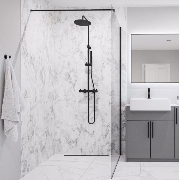 Wetwall Bathroom Wall Panelling Elite Collection - Onyx Nebbiosa
