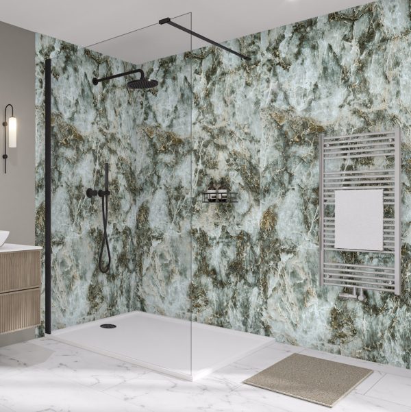 Wetwall Bathroom Wall Panelling Elite Collection - Onyx Verde