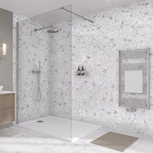 Wetwall Bathroom Wall Panelling Elite Collection - Terrazzo Nuage
