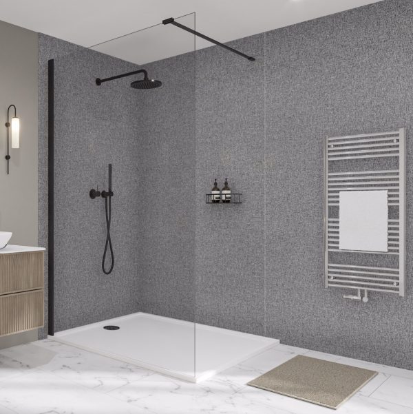 Wetwall Bathroom Wall Panelling Elite Collection - Virgo Gris
