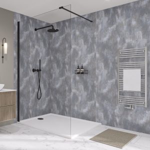 Wetwall Bathroom Wall Panelling Elite Collection - Weathered Concrete