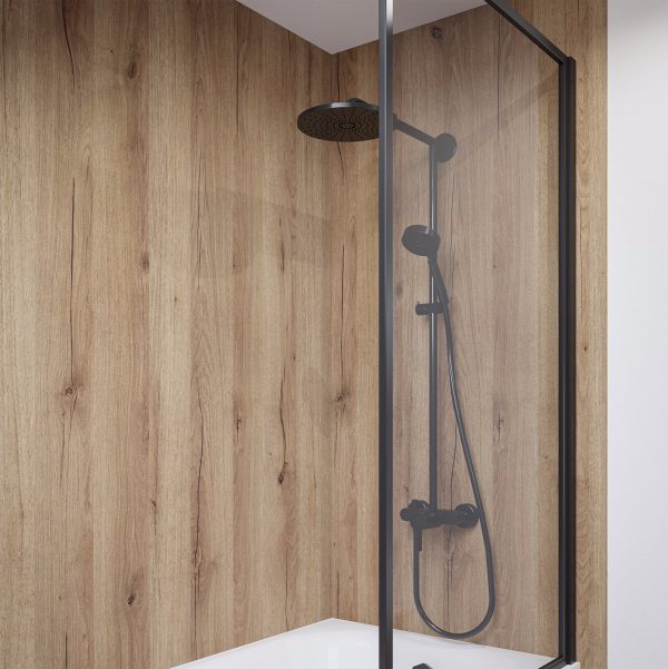 Wetwall Bathroom Wall Panelling Elite Collection - Hadrian Oak