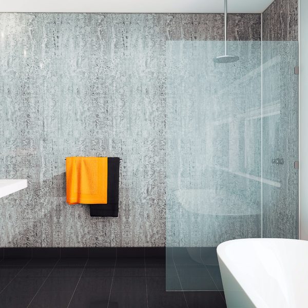 Wetwall Bathroom Wall Panelling Mermaid Collection - Platinum Stone
