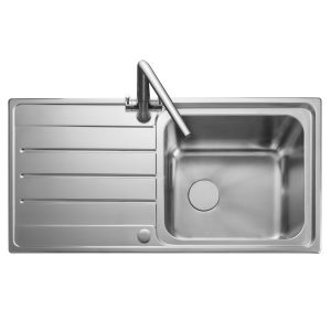 Rangemaster Oakland Single Bowl Inset Sink in Stainless Steel (Reversible)
