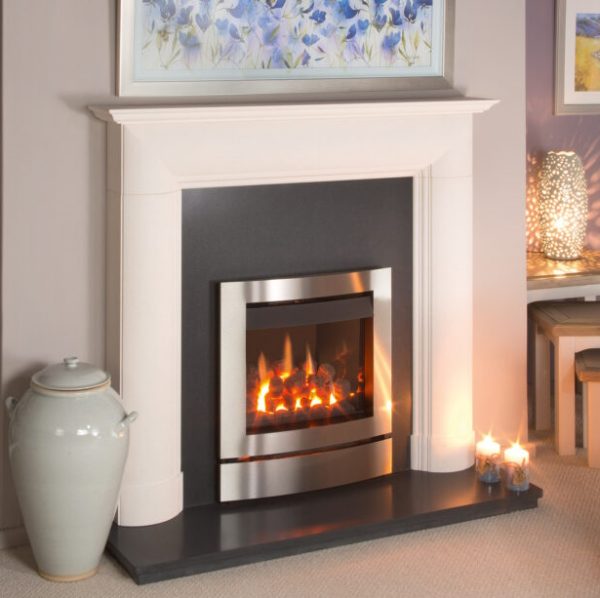 Nu-Flame Vitesse CF Arc Trim Inset Gas Fire