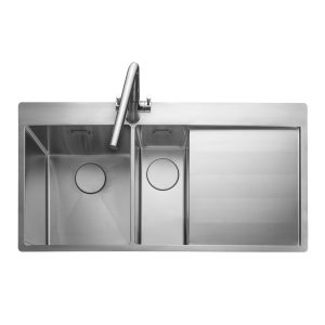 Rangemaster Cosmo 1.5 Bowl Inset Sink in Stainless Steel