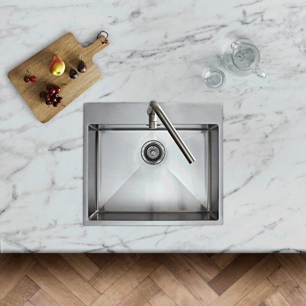 Rangemaster Cosmo Single Bowl Inset Sink in Stainless Steel - Image 2